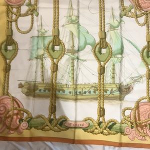 Hermès Silk Scarf Tribord